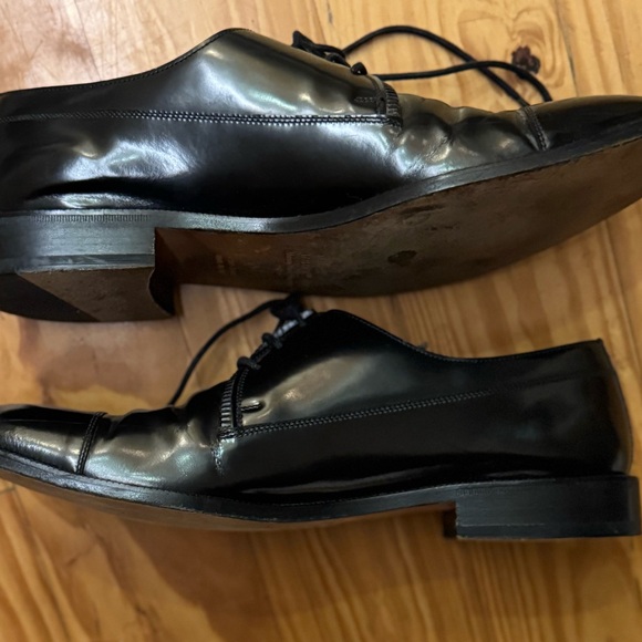 Maison Margiela men’s black derbies oxford shoes sz 43 MSRP $2,000 - Picture 6 of 13